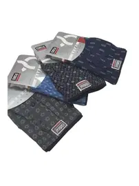 Öztaş 5 Adet Öztaş Havlu Bel Desenli Düğmeli Erkek Boxer 11001-A