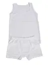 Erkek Çocuk Beyaz Atlet Boxer Takım Anı 514