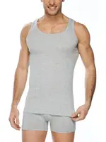 6lı Paket Erkek Penye Ribana Atlet Güryıldız 24002 - 6 ADET Gri farklı açı