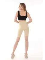 Agraflı Yüksek Bel Sıkılaştırıcı İki Beden İnceltici Korse Tayt FormActive 1012 Ten görsel 4