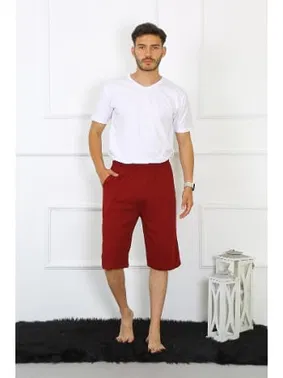 Akbeniz Cepli Pamuklu Bordo Erkek Kapri Akbeniz 27554 - Alternatif Görünüm