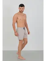 İp Bağlamalı Fermuarlı Cepli Erkek Deniz Şortu Bej Akbeniz 27565 Bej farklı açı