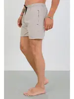 İp Bağlamalı Fermuarlı Cepli Erkek Deniz Şortu Bej Akbeniz 27565 Bej görsel 4