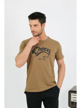 Akbeniz Erkek Pamuk Kısa Kol Pijama Takım Vizon Akbeniz 6875 - Alternatif Görünüm