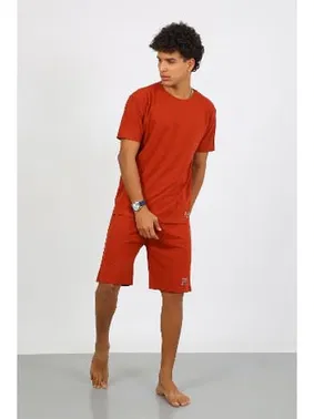 Akbeniz Erkek Pamuk Lakost Alt Üst Kaprili Pijama Takım Kremit Akbeniz 6872