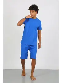 Akbeniz Pamuk Lakost Alt Üst Kaprili Erkek Pijama Takım Akbeniz 6872