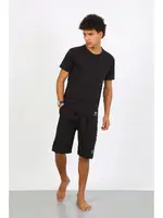 Siyah Penye Alt Üst Kaprili Erkek Pijama Takım Akbeniz 6872 Siyah görsel 4