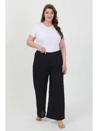 Akbeniz  Bürümcük Büyük Beden Kadın Pantolon Akbeniz 210076