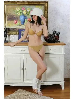 Akbeniz Kadın Destekli Aksesuarlı Sütyen Takım Akbeniz 3701 Ten - Alternatif Görünüm