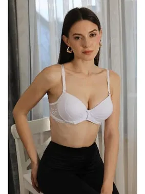 Akbeniz Destekli Balenli Dantelli Kadın Sütyen Akbeniz 3625S - Alternatif Görünüm