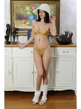 Akbeniz Desenli Destekli Kurdelalı Kadın Sütyen Takım Akbeniz 3704 - Alternatif Görünüm