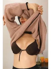 Akbeniz Destekli Balenli Önden Açılır Dekolteli Kadın Sütyen Akbeniz 2406