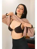 Destekli Balenli Önden Açılır Dekolteli Kadın Sütyen Akbeniz 2406 Kahve farklı açı