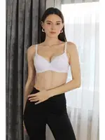 Balenli Destekli Kadın Sütyen Akbeniz 2009 Beyaz görsel 4