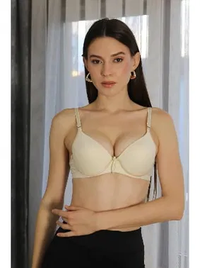 Akbeniz Kulaklı Destekli Balenli Kadın Sütyen Akbeniz 2009 - Alternatif Görünüm