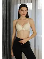 Kulaklı Destekli Balenli Kadın Sütyen Akbeniz 2009 Ten görsel 4