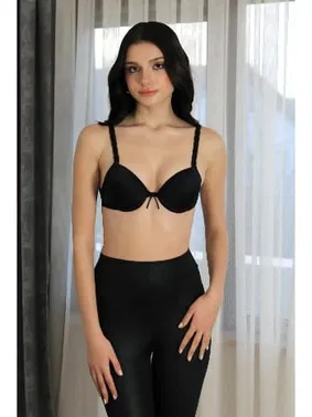 Akbeniz Siyah Destekli Balenli Kadın Sütyen Akbeniz 2011 - Alternatif Görünüm