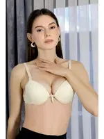 Destekli Balenli Kadın Sütyen Akbeniz 2011 Ten görsel 4