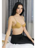 Destekli Balenli Kadın Sütyen Akbeniz 4921 Ten