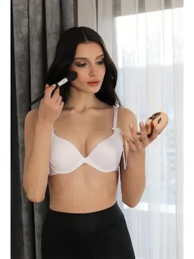 Akbeniz Kurdelalı Balenli Destekli Kadın Sütyen Akbeniz 4930