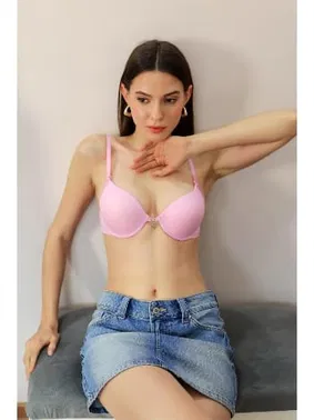 Akbeniz Destekli Taşlı Balenli Kadın Sütyen Akbeniz 4932