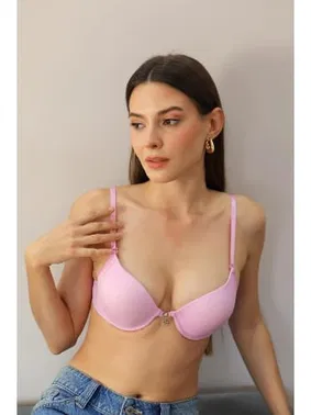 Akbeniz Destekli Taşlı Balenli Kadın Sütyen Akbeniz 4932 - Alternatif Görünüm