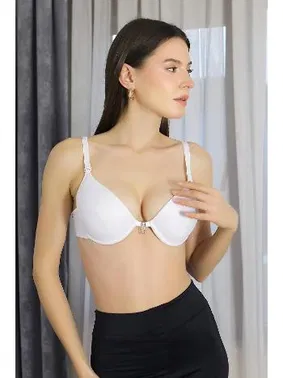 Akbeniz Balenli Destekli Taş Detaylı Sütyen Akbeniz 2407