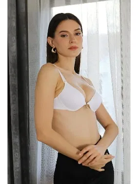 Akbeniz Destekli Balenli Taşlı Kadın Sütyen Akbeniz 3408 - Alternatif Görünüm