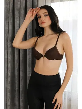 Akbeniz Taşlı Destekli Balenli Kadın Sütyen Akbeniz 4925 - Alternatif Görünüm