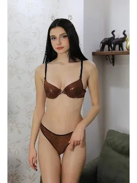 Akbeniz Aksesuarlı Destekli Sütyen Takım Akbeniz 3593 - Alternatif Görünüm