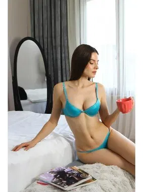 Akbeniz Parlak Destekli Kadın Sütyen Takım Akbeniz 3602 - Alternatif Görünüm