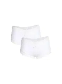 Akbeniz Beyaz Kadın Pamuklu 2li Boxer Akbeniz 40265