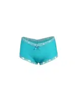 Turkuaz Pamuklu 2li Kadın Boxer Akbeniz 40265 Turkuaz detay görünüm