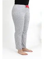 Gri Pamuklu Büyük Beden Kadın Alt Pijama Akbeniz 27557 Gri farklı açı