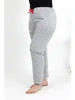 Gri Pamuklu Büyük Beden Kadın Alt Pijama Akbeniz 27557 Gri görsel 4