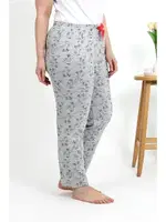 Pamuklu Gri Kadın Büyük Beden Alt Pijama Akbeniz 27558 farklı açı