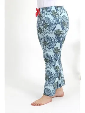 Akbeniz Pamuklu Büyük Beden Kadın Alt Pijama Akbeniz 27558  - Alternatif Görünüm