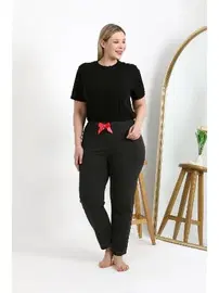 Akbeniz Tek Alt Pamuklu Büyük Beden Kadın Pijama Akbeniz 27559