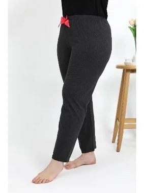 Akbeniz Tek Alt Pamuklu Büyük Beden Kadın Pijama Akbeniz 27559 - Alternatif Görünüm