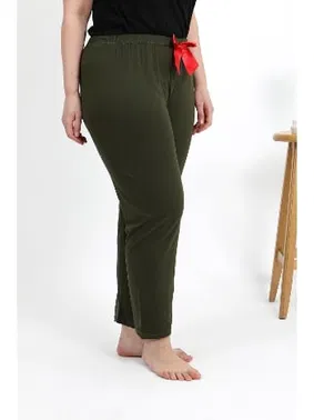 Akbeniz Büyük Beden Kadın Pamuklu Alt Pijama Akbeniz 27559 - Alternatif Görünüm