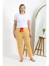 Akbeniz Pamuklu Büyük Beden Alt Kadın Pijama Akbeniz 27559