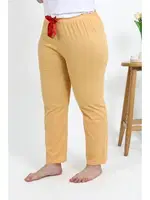 Pamuklu Büyük Beden Alt Kadın Pijama Akbeniz 27559 görsel 4