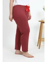 Büyük Beden Pamuklu Kadın Tek Alt Pijama Akbeniz 27559 farklı açı