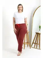 Büyük Beden Pamuklu Kadın Tek Alt Pijama Akbeniz 27559 görsel 4