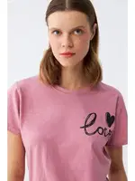 Somon Kalp Desenli Kısa Kollu Penye Pijama Takımı Akbeniz 2785 farklı açı