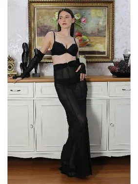 Akbeniz Kadın Taş Detaylı Sütyen Takım Akbeniz 3304 Siyah - Alternatif Görünüm