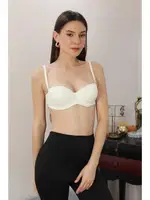 Yarım Destekli Balenli Staplez Kadın Sütyen Akbeniz 4933 Ekru detay görünüm