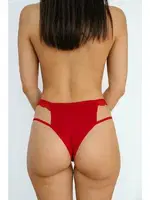 Pencere Dekolteli Kırmızı Fantazi Külot Venlisa 6400 Kırmızı detay görünüm