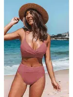 Yüksek Bel Bikini Altı Angelsin MS42008 Gül Kurusu Gül Kurusu detay görünüm