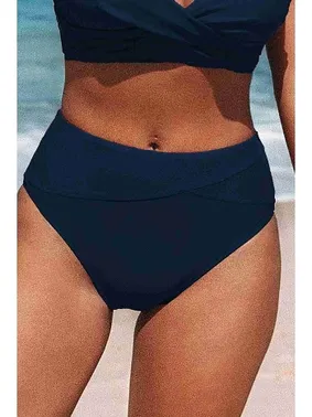 Angelsin Yüksek Bel Bikini Altı Lacivert Angelsin MS42008 Lacivert